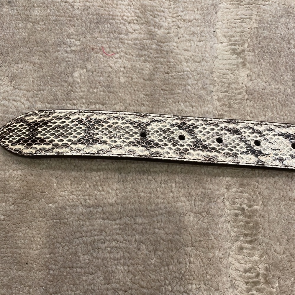Fendi Women’s Python Print Logo Belt - image 8